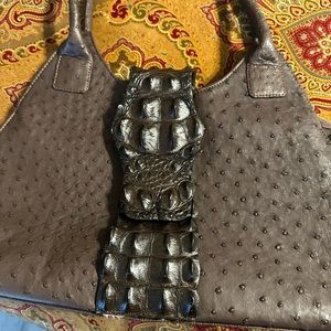 Custom made Ostrich and Crocodile bag from South Africa